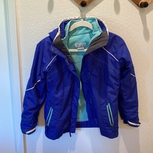 Columbia interchange jacket / kids size 10/12